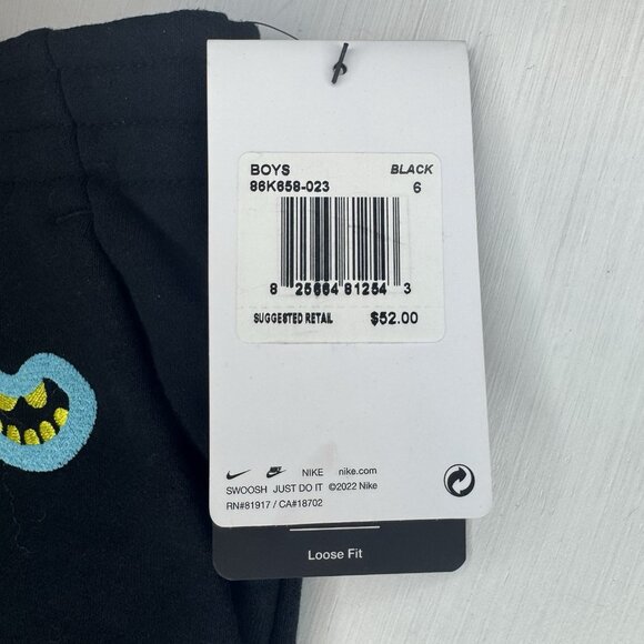 NWT NIKE I.A.I.R. Fleece Shorts Limited Exclusive Kids' Size 5 Patches Banana - Picture 3 of 9